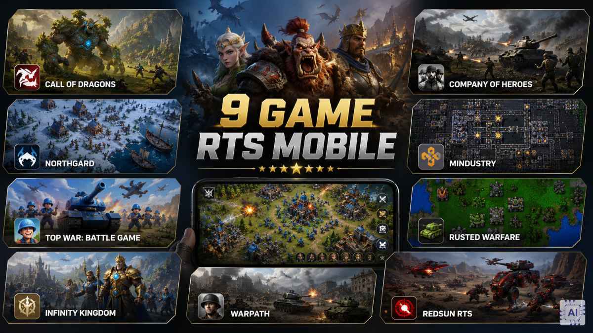 Top 9 game RTS (chiến thuật thời gian thực) trên mobile đỉnh cao