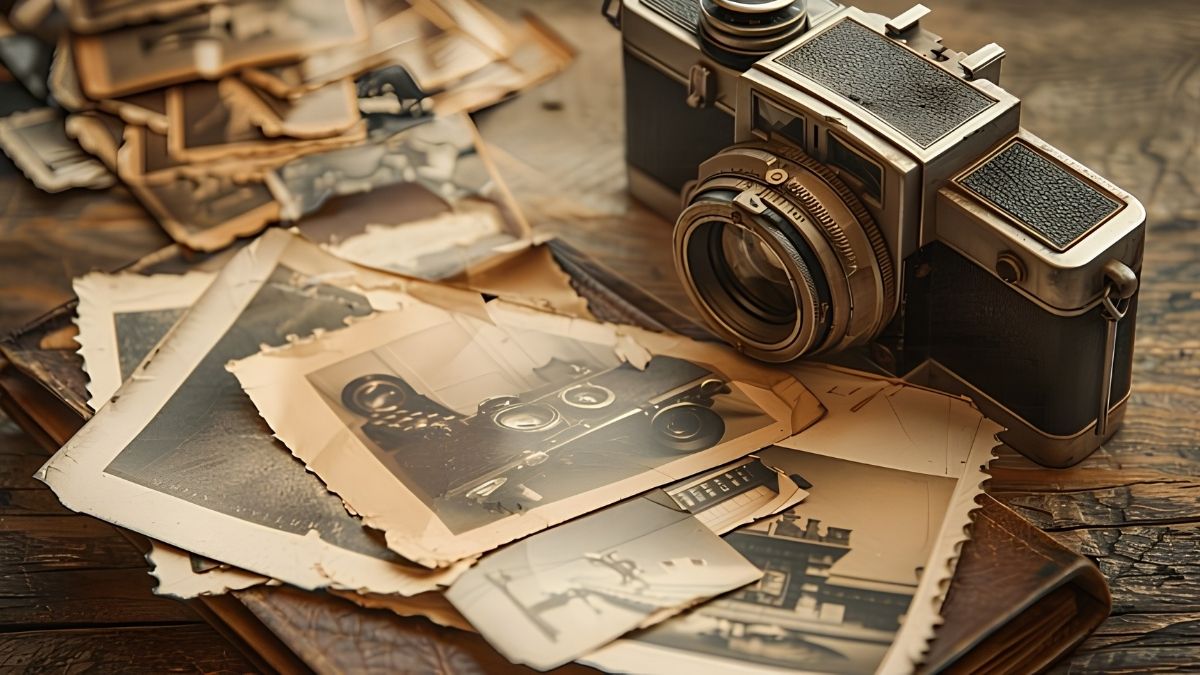 Hình nền máy ảnh vintage, cổ điển