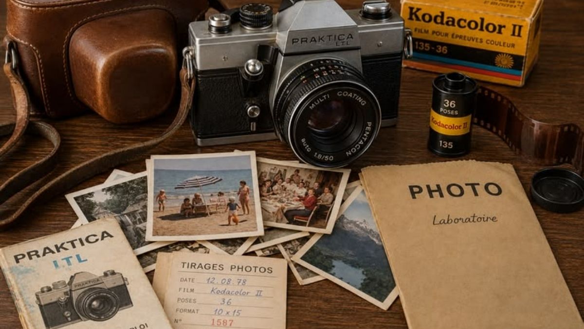 Hình nền máy ảnh vintage, cổ điển