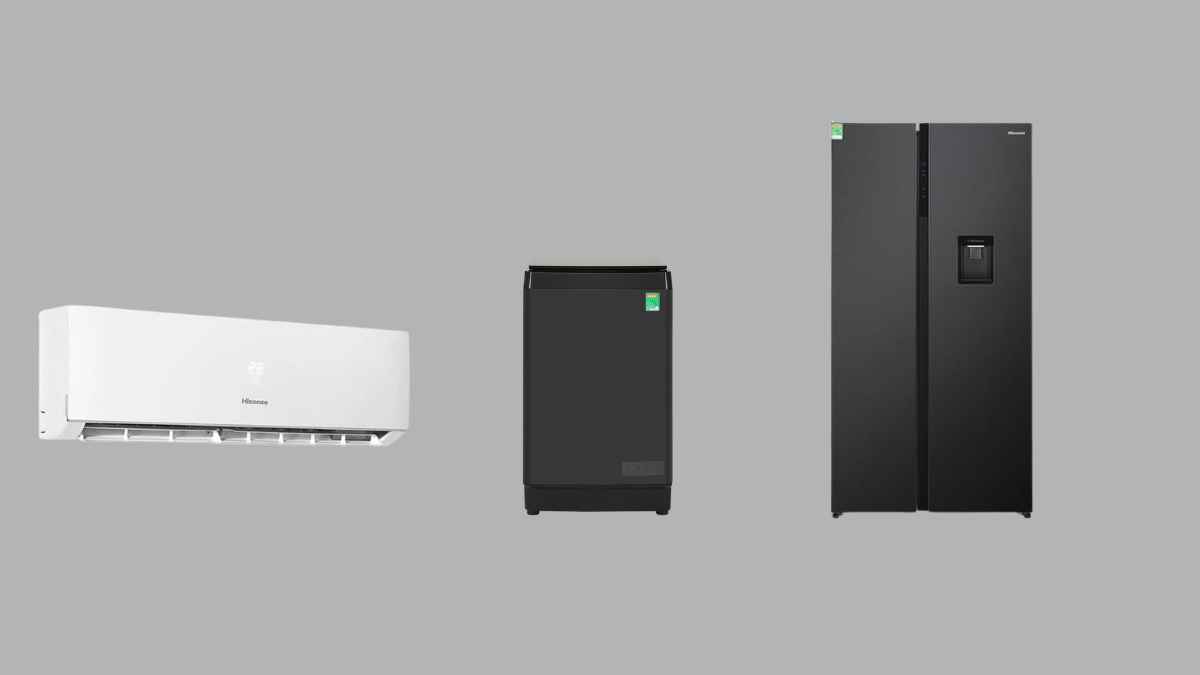 Điều hòa, tủ lạnh và máy giặt Hisense có gì đáng chú ý?