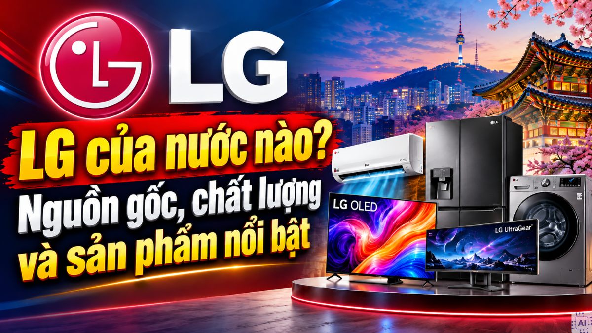 LG của nước nào? Nguồn gốc, chất lượng và sản phẩm nổi bật