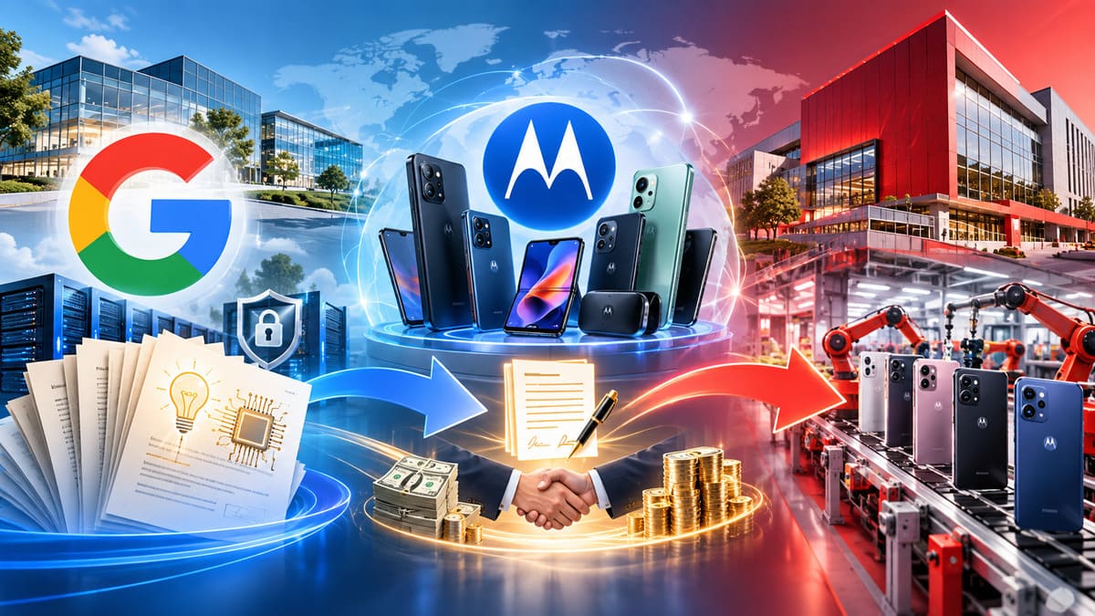 Lenovo mua lại Motorola Mobility như thế nào?