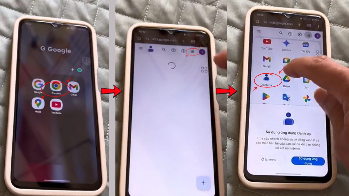 Cách đồng bộ danh bạ OPPO qua tài khoản Google