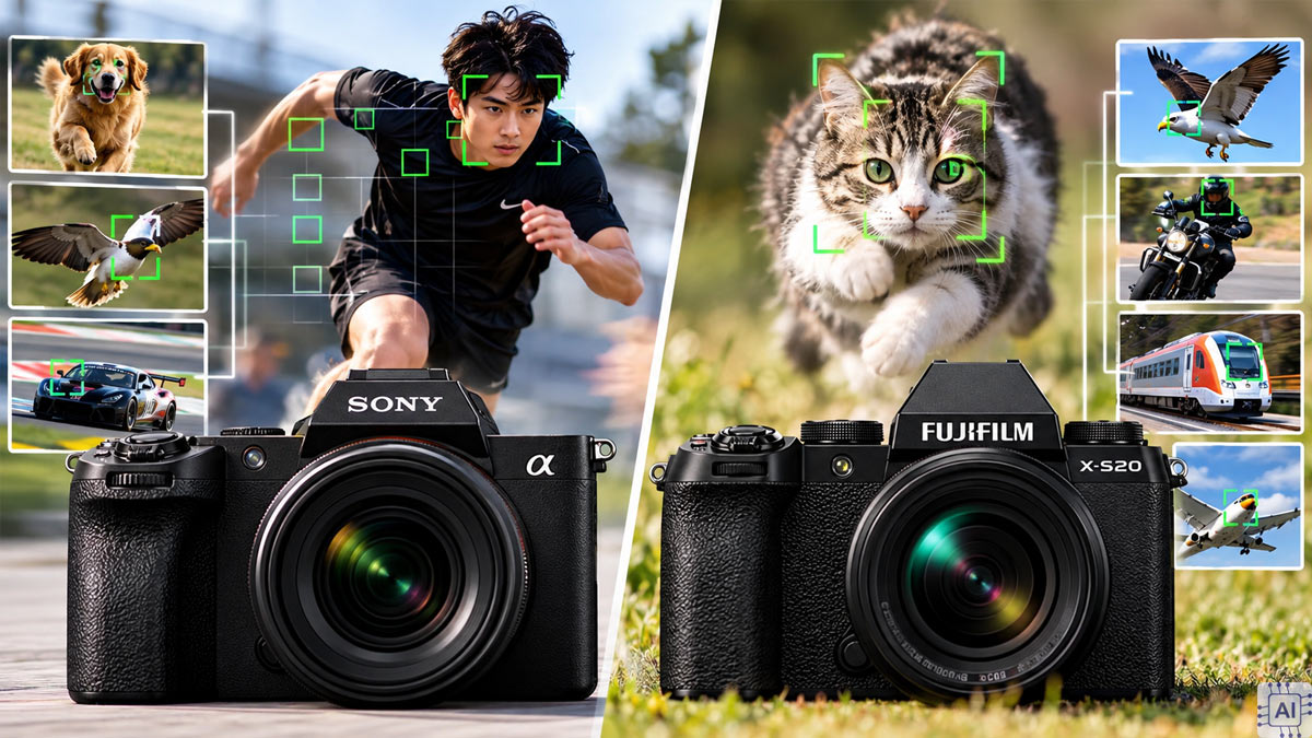 So sánh máy ảnh Sony và Fujifilm chi tiết