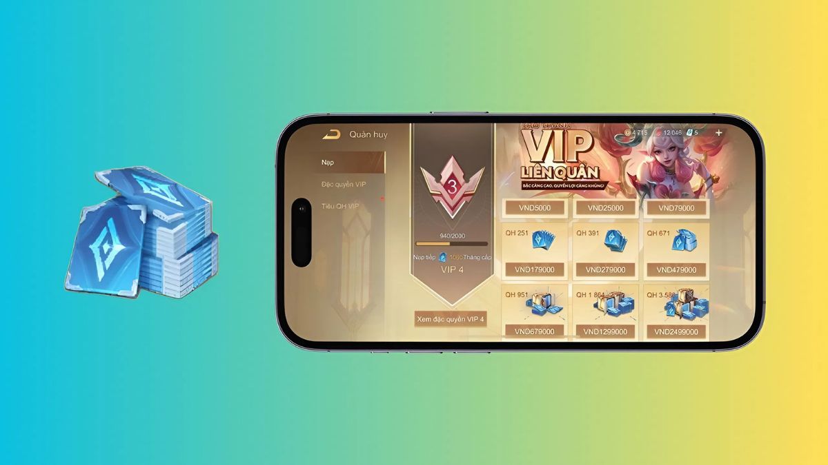 20k, 50k, 100k, 200k được bao nhiêu quân huy Liên Quân 2025?