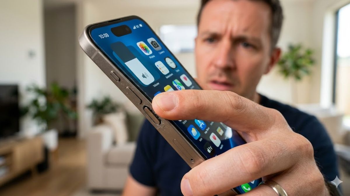 Nguyên nhân khiến âm lượng iPhone bị nhỏ dần Kết nối tai nghe hoặc Bluetooth iPhone bị kẹt nút giảm âm lượng