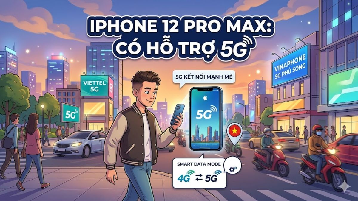 iPhone 12 Pro Max Có Hỗ Trợ 5G Không Cách bật 5g trên iphone 12 pro max