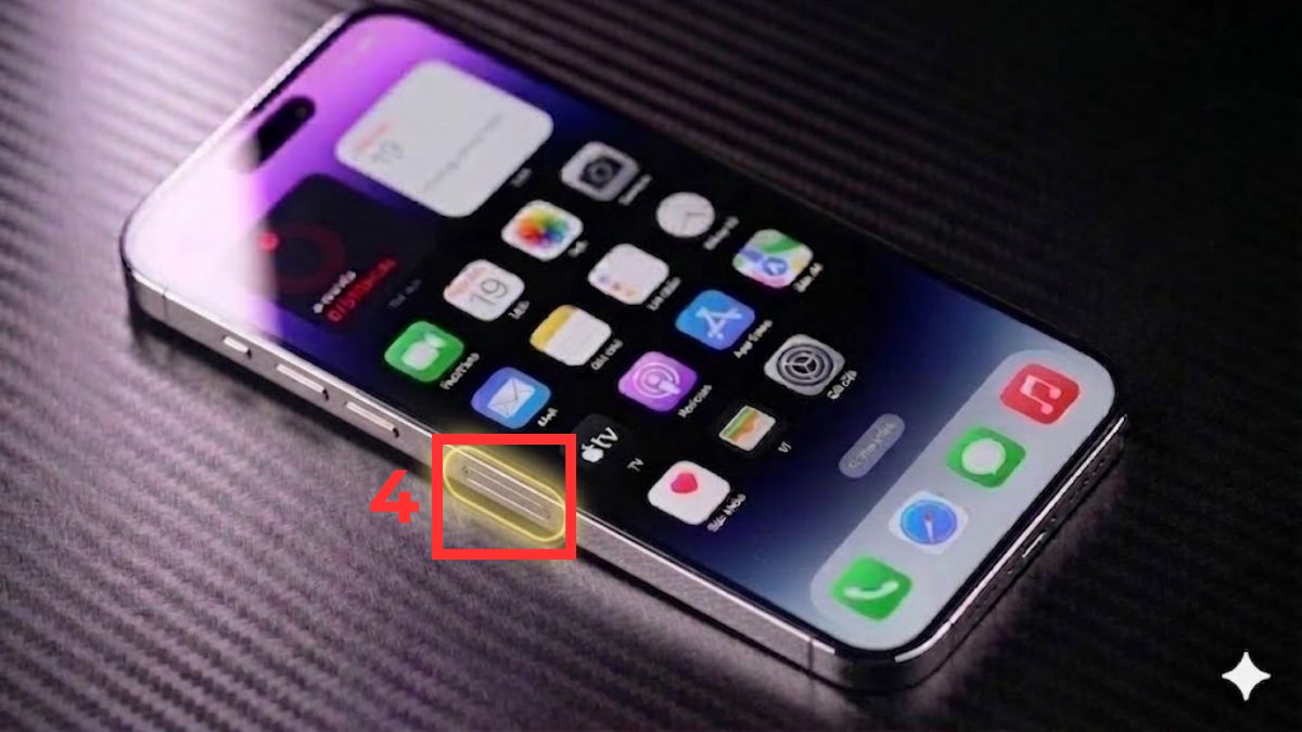 Cách gắn SIM iPhone 14 Pro Max bước 4
