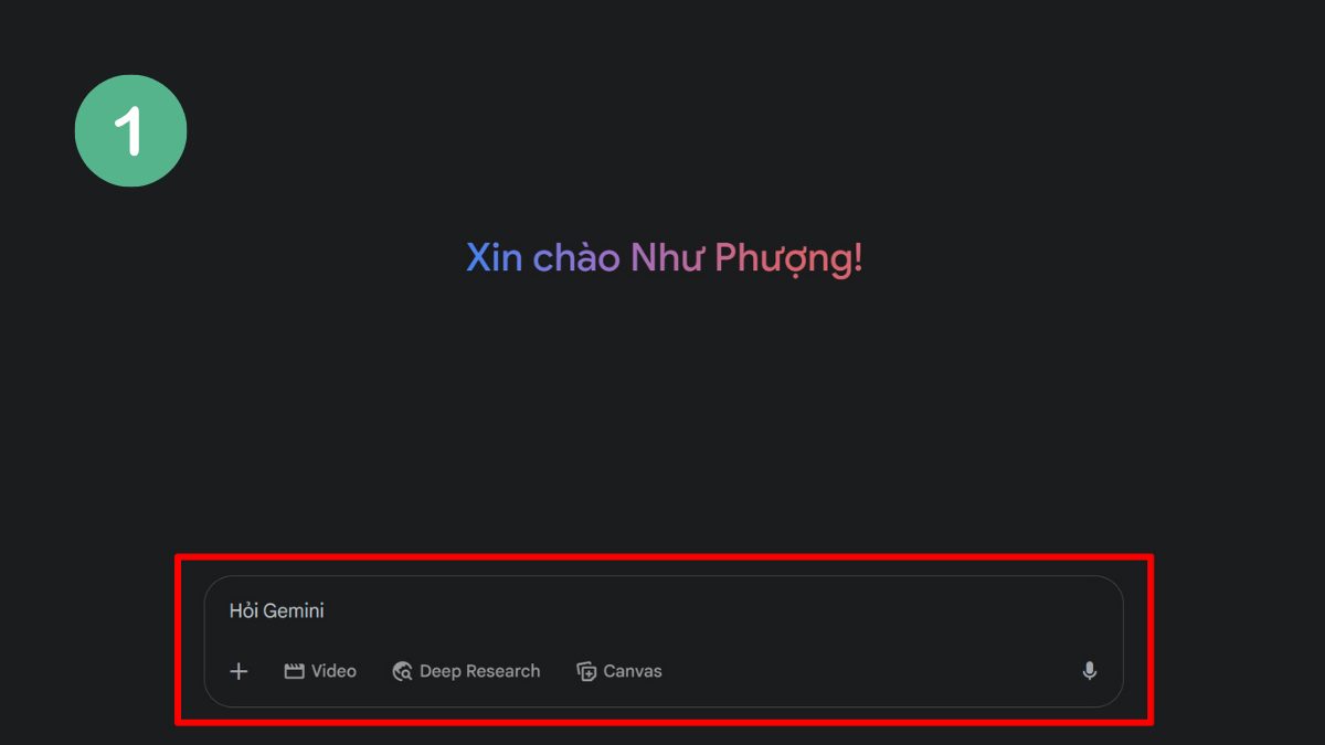 Cách sử dụng Veo 3 tạo video bằng Gemini bước 1
