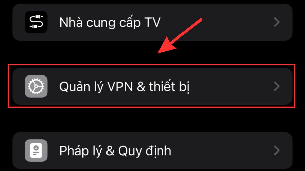 Cách tăng tốc độ mạng 4G cho iPhone ngắt kết nối VPN bước 2