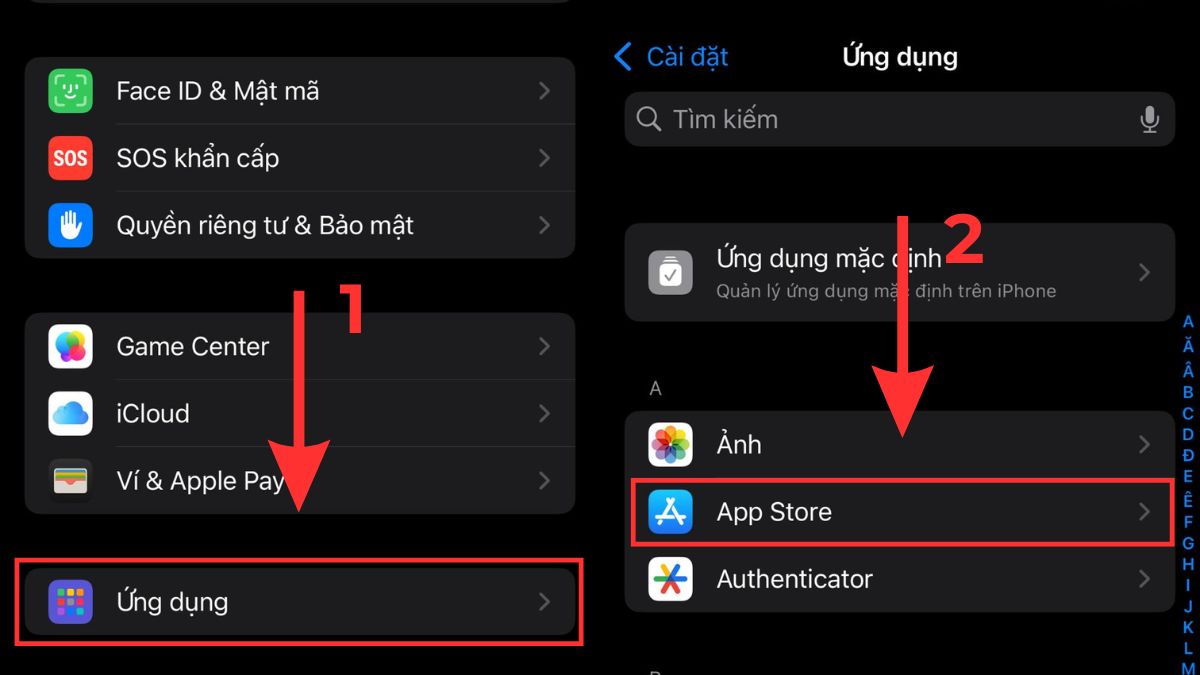Cách tăng tốc độ mạng 4G cho iPhone khi tắt cập nhật bước 2