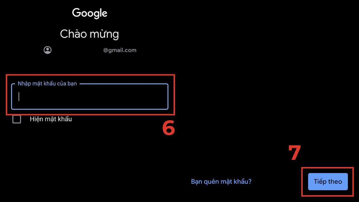 Cách xem email trên điện thoại qua trình duyệt web  bước 2-1
