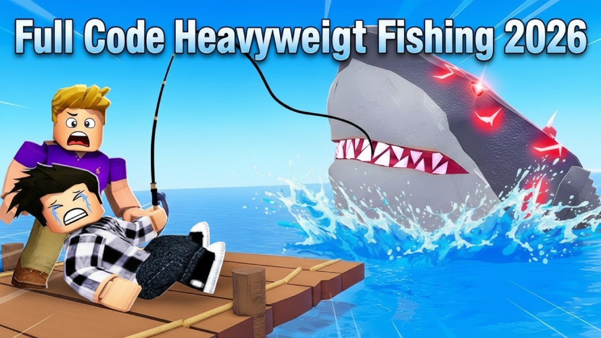 Full code Heavyweight Fishing mới nhất, cập nhật thời gian 03/2026