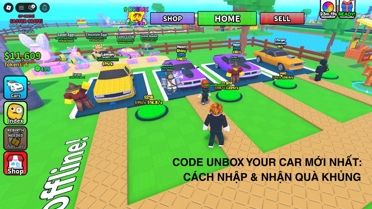 Code Unbox Your Car Mới Nhất 04/2026: Cách Nhập & Nhận Quà Khủng