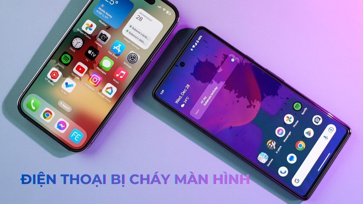 Điện thoại bị cháy màn hình: Dấu hiệu nhận biết và cách khắc phục