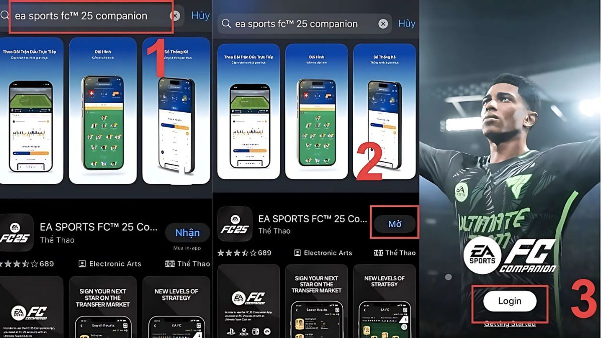 Cách tải EA Sports FC™ 25 trên điện thoại bước 1