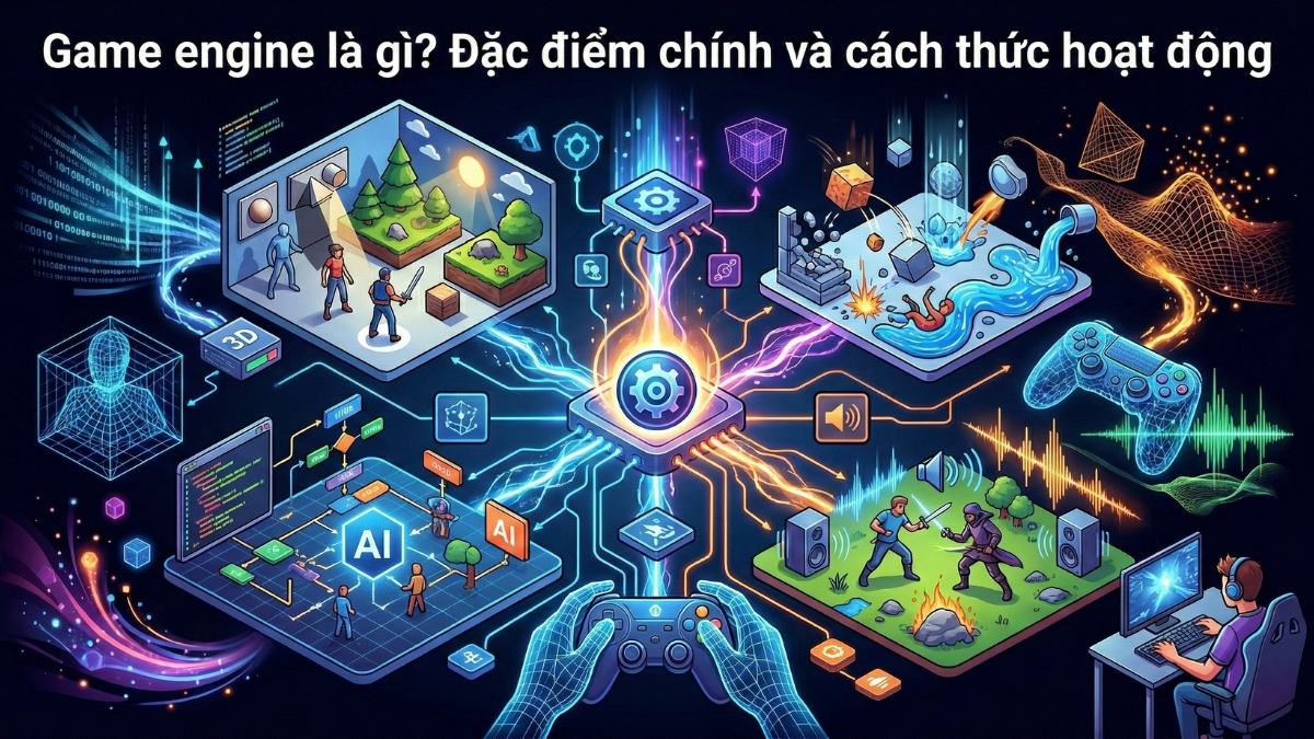 Game engine là gì? Đặc điểm chính và cách thức hoạt động