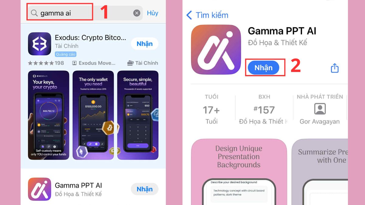 Cách tải Gamma AI trên điện thoại