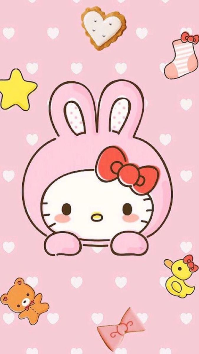 tải Hình nền điện thoại Hello Kitty 4k chất lượng cao