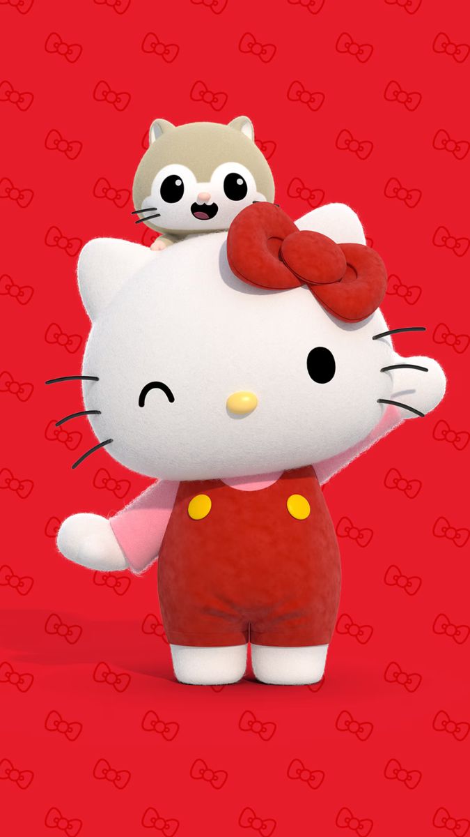 Hình nền điện thoại Hello Kitty dễ thương