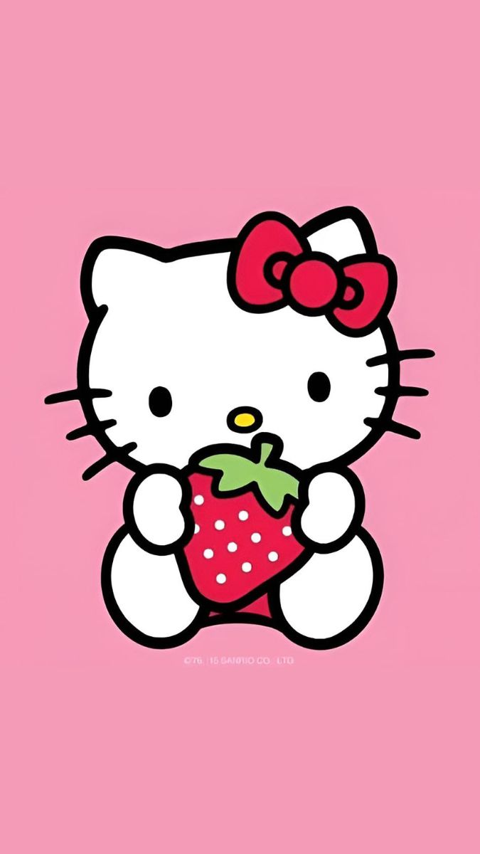 Hình nền điện thoại Hello Kitty đẹp