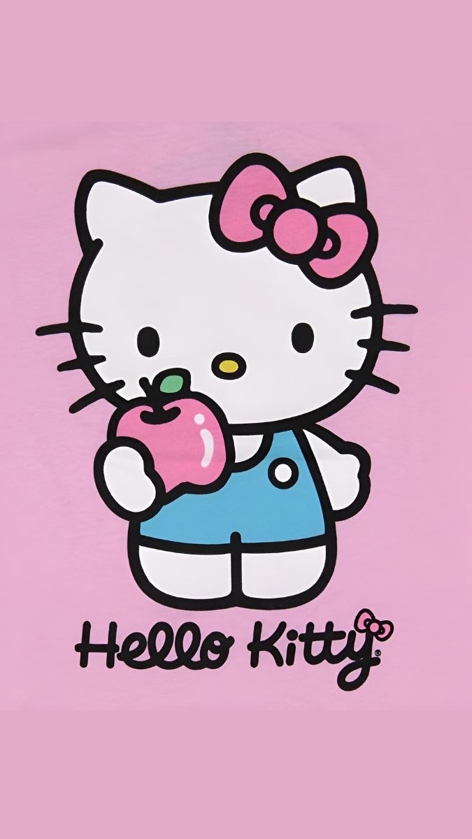 Hình nền điện thoại Hello Kitty dễ thương