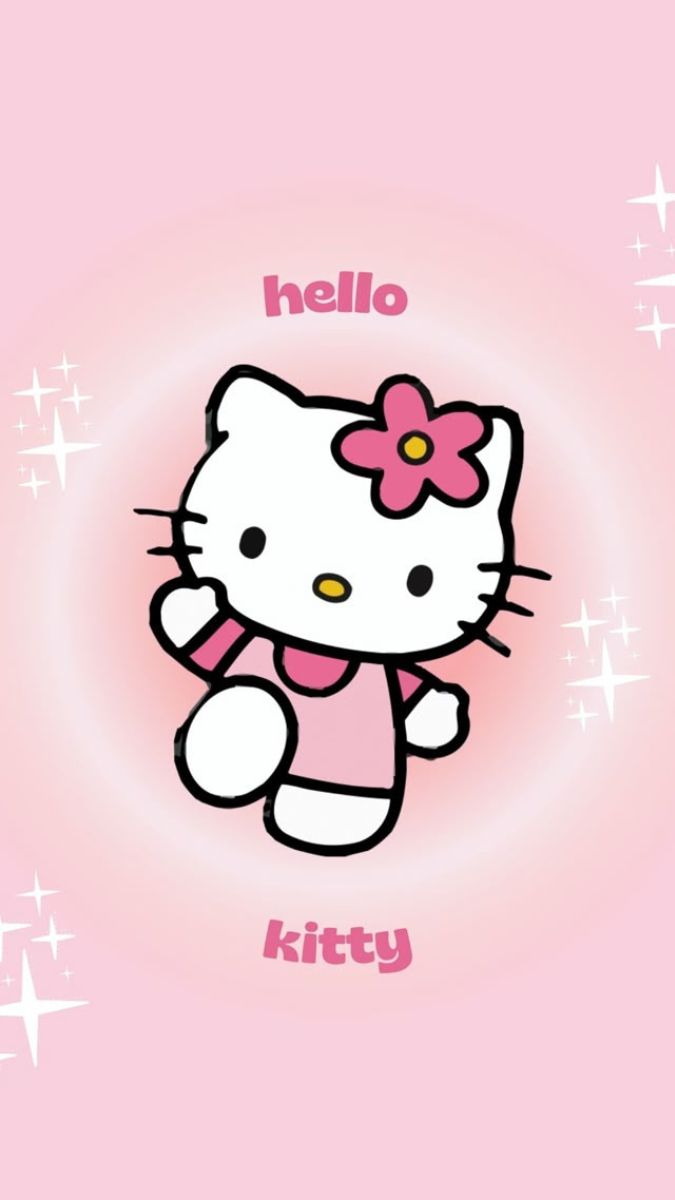 Hình nền điện thoại Hello Kitty mèo đẹp
