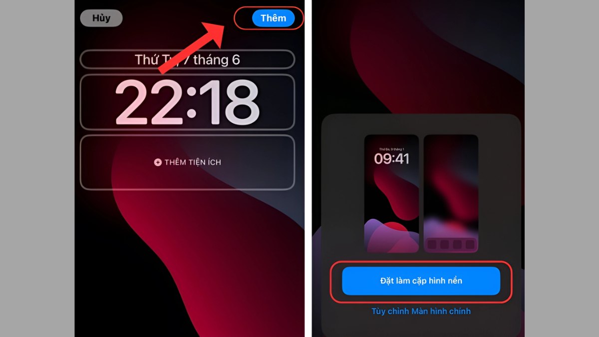 Cách cài đặt hình nền cho điện thoại iOS 17 bước 3