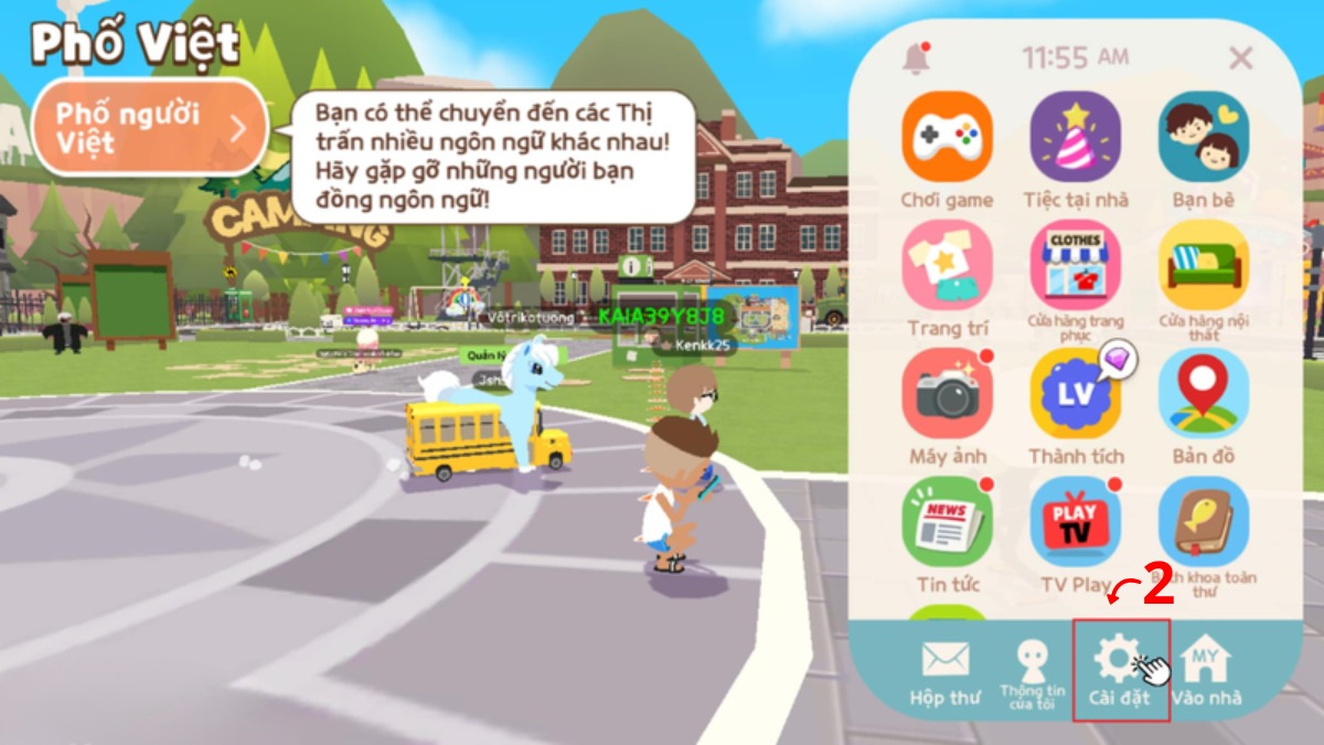 cách Khôi phục tài khoản Play Together qua Trung tâm hỗ trợ bước 1-2