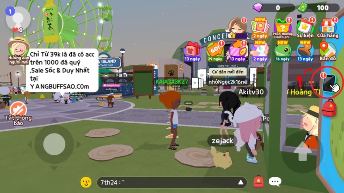 cách Đăng nhập khôi phục tài khoản Play Together bằng Apple ID bước 1