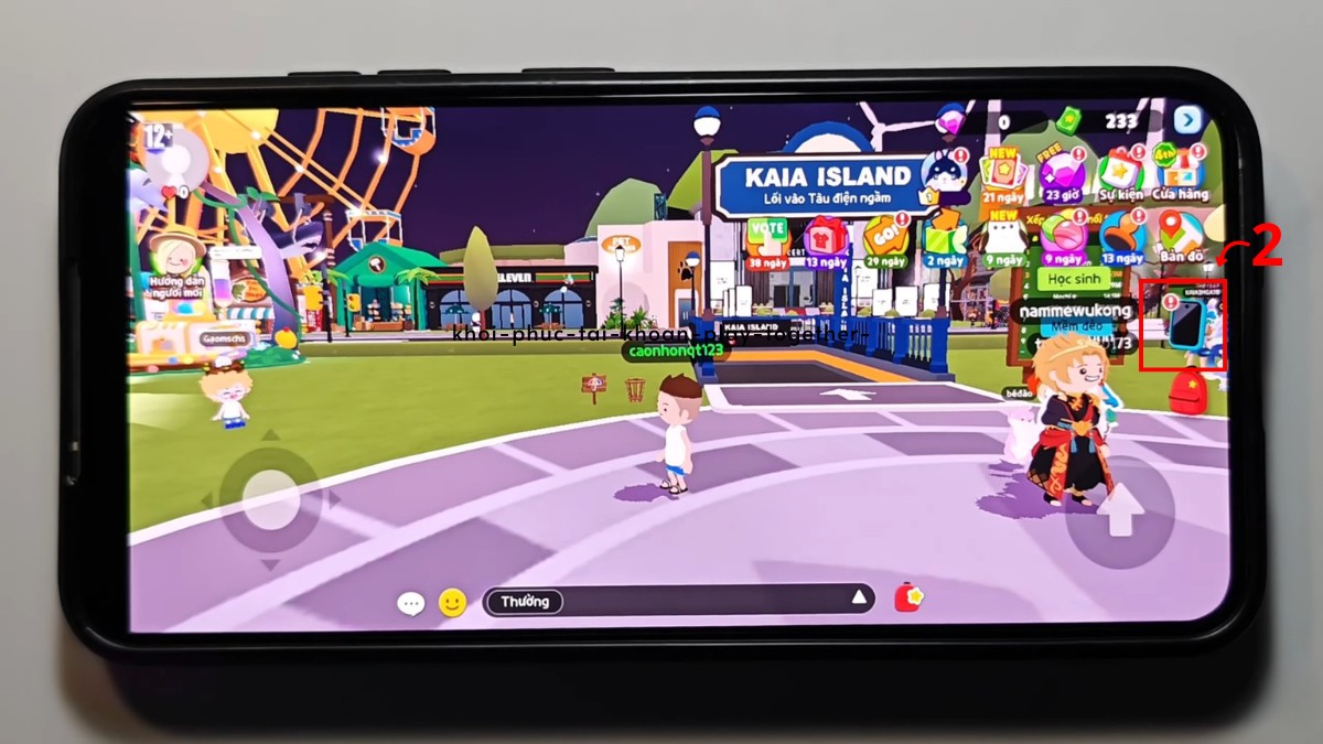 Cách khôi phục tài khoản Play Together khi bị mất bằng gmail bước 2-1