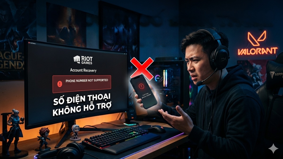 Cách khôi phục tài khoản Riot Games bằng số điện thoại