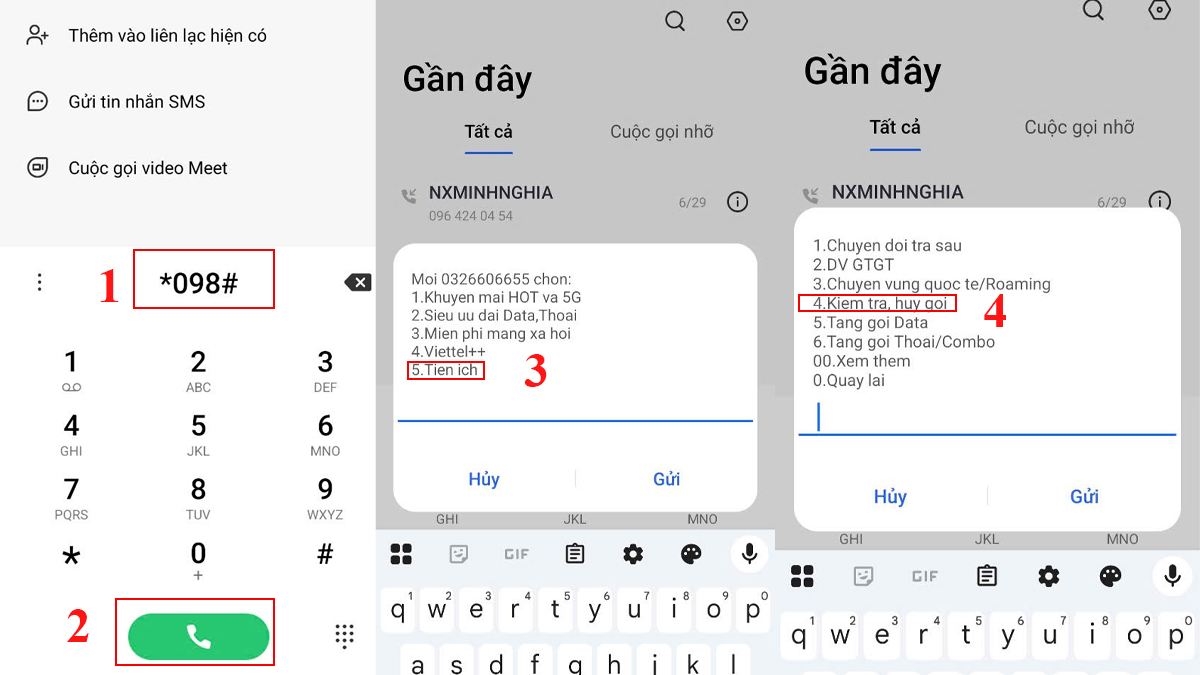 cách Kiểm tra dung lượng 4g viettel bằng USSD