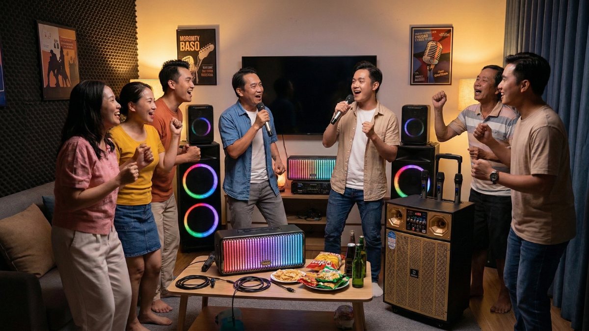 Top 9 loa hát karaoke gia đình hay nhất, giá rẻ