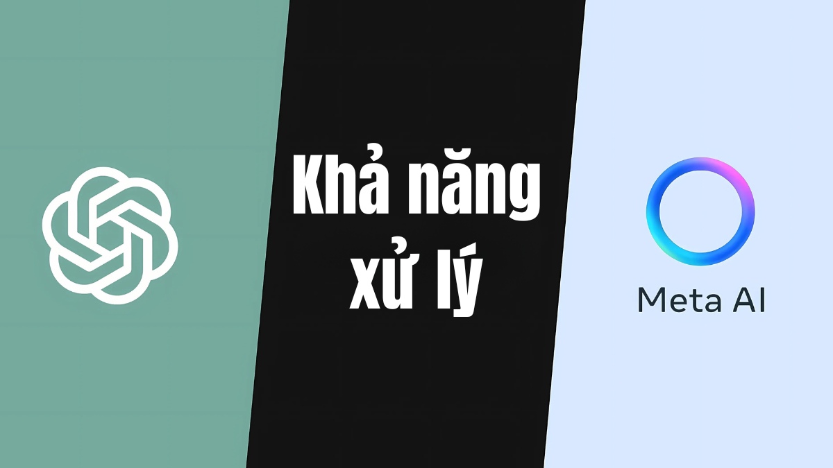 sự khác biệt Meta AI vs ChatGPT