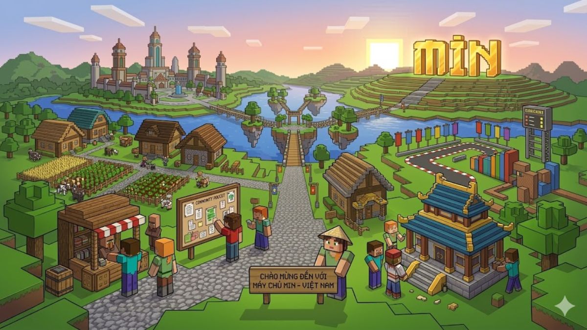 Top server Minecraft Việt Nam miễn phí hay nhất Aternos