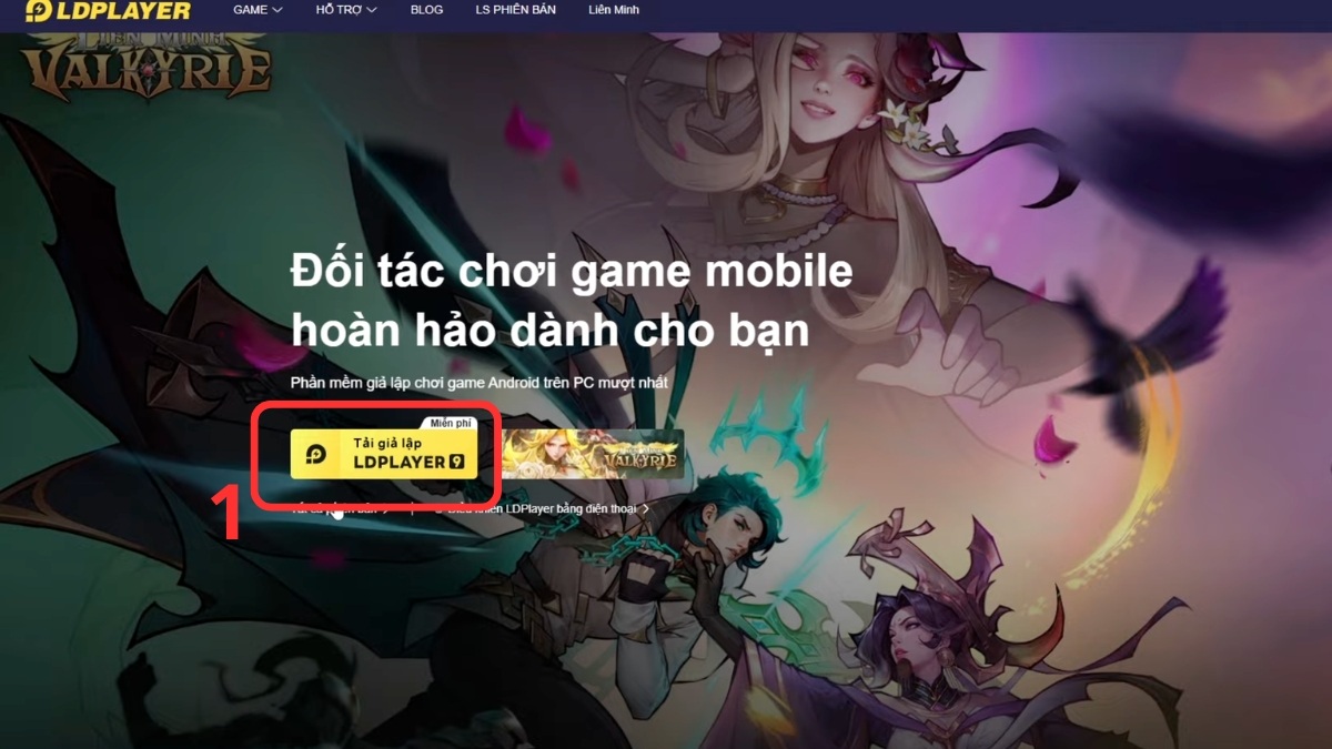 Cách tải FC Mobile trên máy tính bước 1