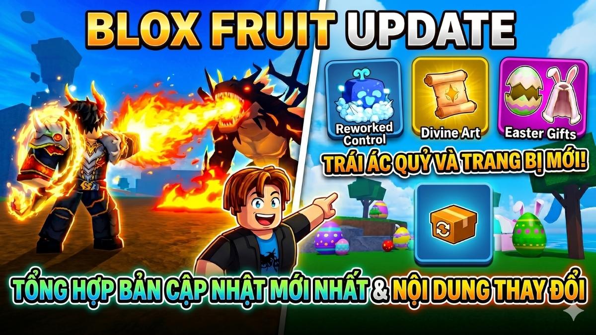 Update Blox Fruits: Tổng hợp nội dung cập nhật mới nhất 2026