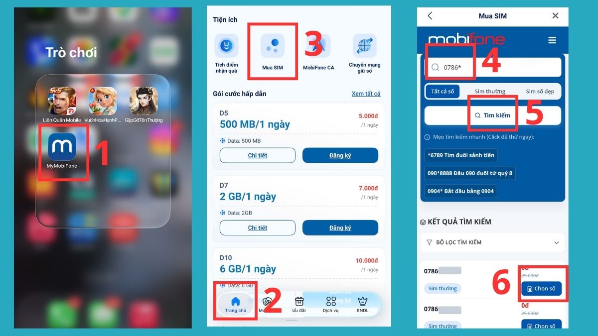 Cách mua SIM 0786 MobiFone online và đăng ký chính chủ