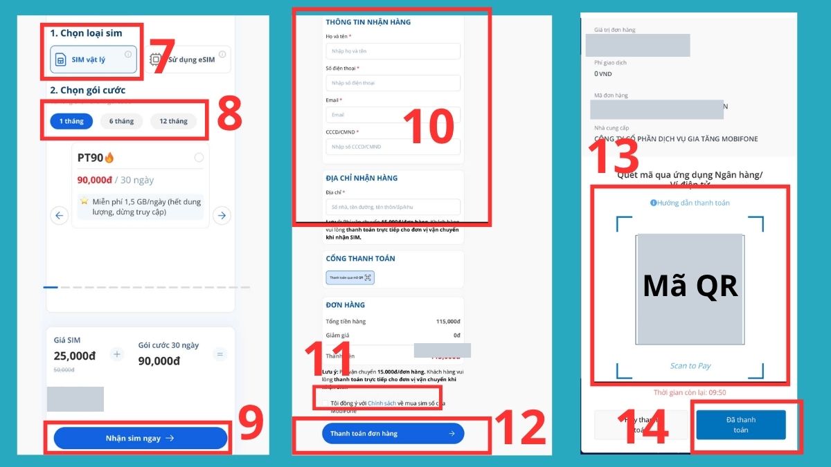 Cách mua SIM 0786 MobiFone online và đăng ký chính chủ
