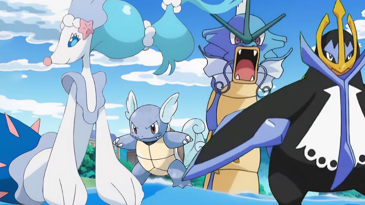 các Pokémon theo hệ nước