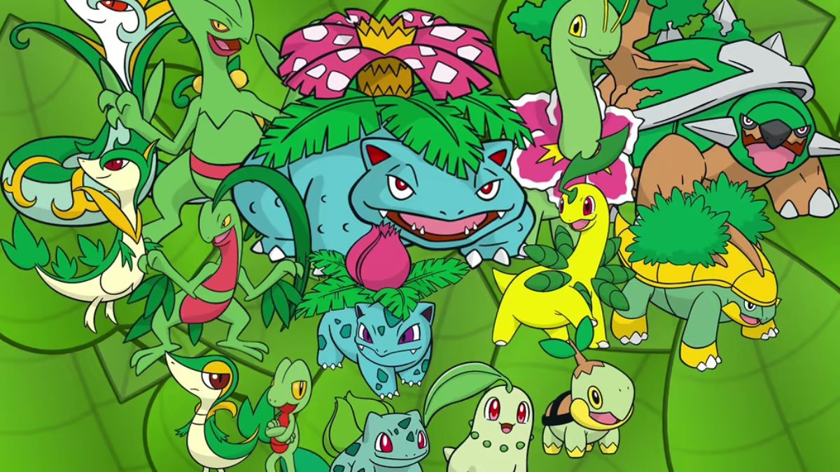 các Pokémon theo hệ cỏ