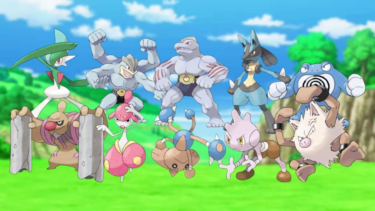 Pokemon hệ Giác đấu với sức chống chịu mạnh mẽ
