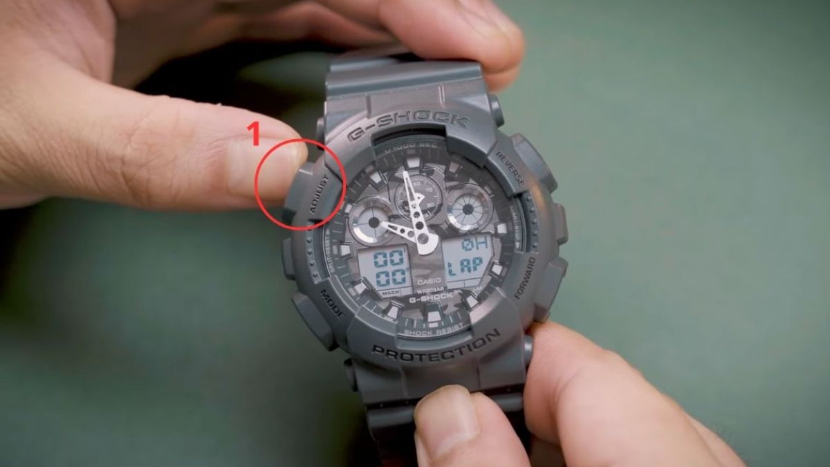 Cách chỉnh giờ đồng hồ Casio 4 nút