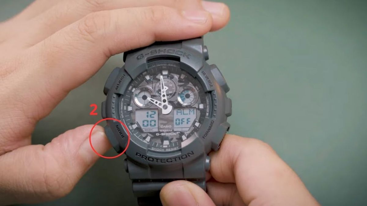 Cách chỉnh giờ đồng hồ Casio 4 nút