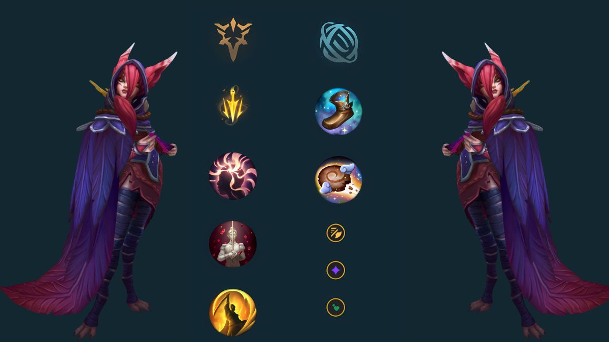 Bảng ngọc và phép bổ trợ cho Xayah