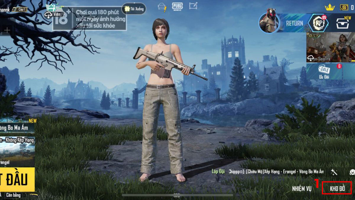 Cách đổi tên PUBG Mobile trên điện thoại