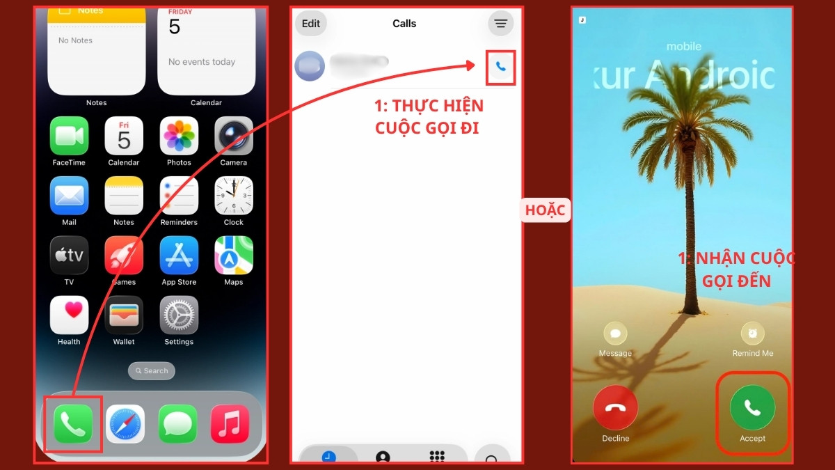 Ghi âm trực tiếp bằng tính năng mặc định trên iOS 18