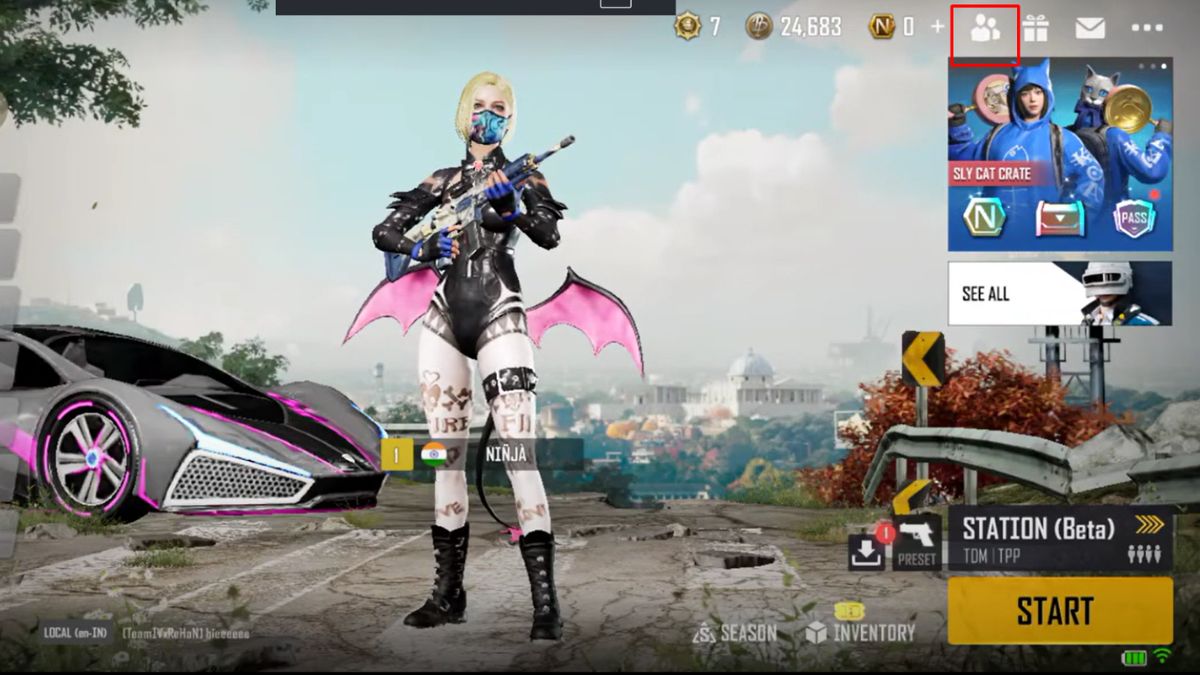 Cách kết bạn PUBG qua liên kết Facebook