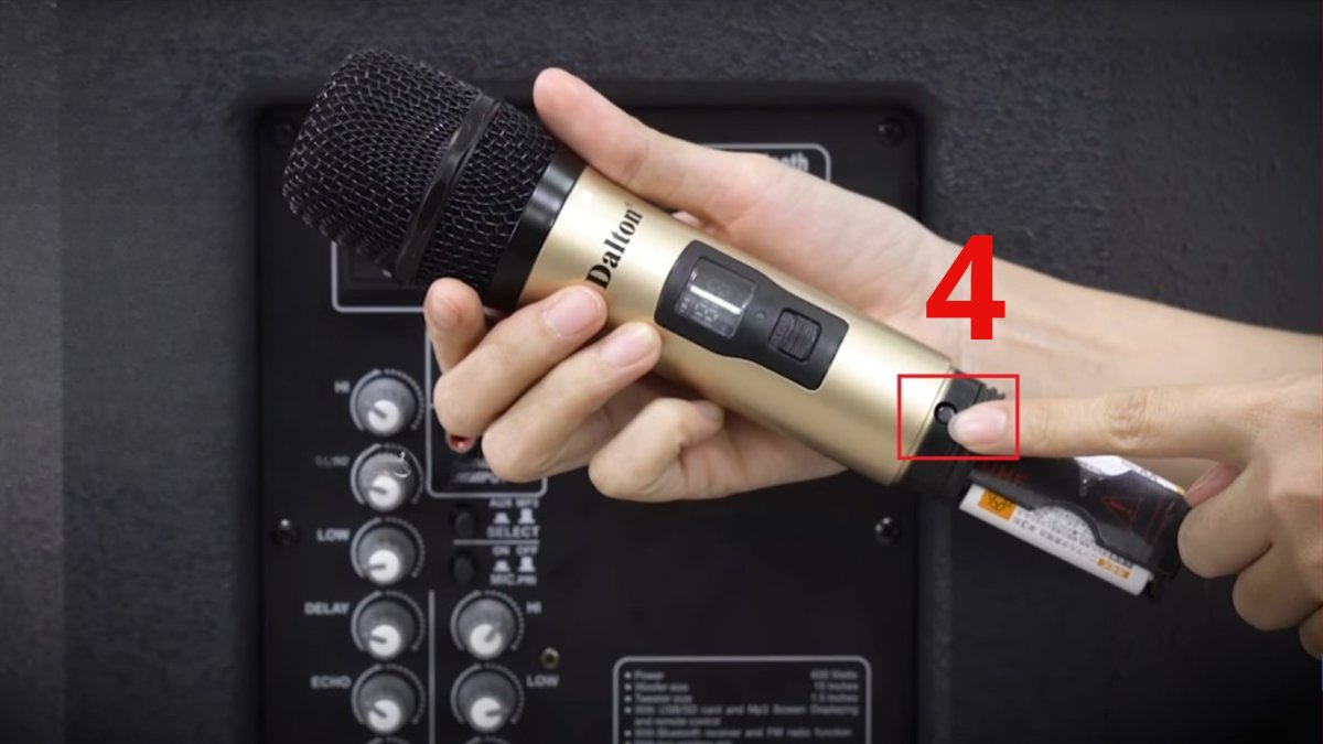 Hướng dẫn nhanh cách reset micro không dây 